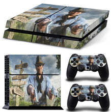 Red Dead: Redemption II PS4 Skin Console & Controller Decal Stickers for Sony PlayStation 4 Console and Two Controller