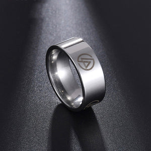 Linkin Park Logo Black 8mm Ring Great Fan Gift