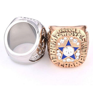 Dallas Cowboys 1971 Championship Ring NFL Male Silver|Gold Fan Gear
