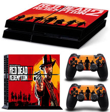 Red Dead: Redemption II PS4 Skin Console & Controller Decal Stickers for Sony PlayStation 4 Console and Two Controller
