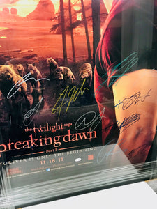 The Twilight Saga: Breaking Dawn Part 1 Cast Autographed Theatrical Poster (Custom Framed)