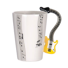 New Ceramic Coffee Cup for the Music Lover