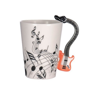 New Ceramic Coffee Cup for the Music Lover