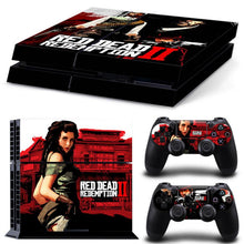 Red Dead: Redemption II PS4 Skin Console & Controller Decal Stickers for Sony PlayStation 4 Console and Two Controller