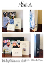 Tiger Woods & Jack Nicklaus Facsimile Autograph 11x14 Canvas Print Wall Art
