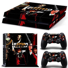 Red Dead: Redemption II PS4 Skin Console & Controller Decal Stickers for Sony PlayStation 4 Console and Two Controller