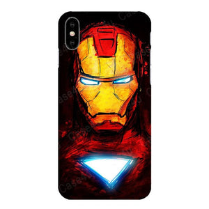 Marvel Avengers Captain America Shield Superhero Case for iPhone 6s 7 8 Plus X 10 XS Max XR Silicone Rubber Cover Ironman coque