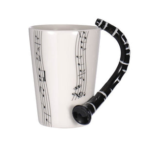 New Ceramic Coffee Cup for the Music Lover