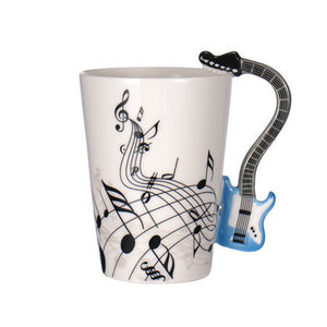 New Ceramic Coffee Cup for the Music Lover