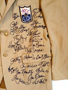Pro Football Hall of Fame Enshrinee Autographed Jacket w/ 48 Signatures