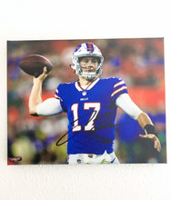Josh Allen Buffalo Bills Facsimile Autograph 11x14 Canvas Print Wall Art