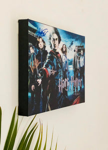 Harry Potter Cast Facsimile Autograph 11x14 Canvas Print Wall Art