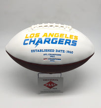 Justin Herbert Los Angeles Chargers Autographed Football
