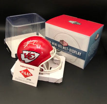 Travis Kelce Autographed Kansas City Chiefs Mini Helmet w/ free case