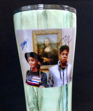 Beyonce & Jay-Z Autograph RP Custom Tumbler 20oz - One Of A Kind