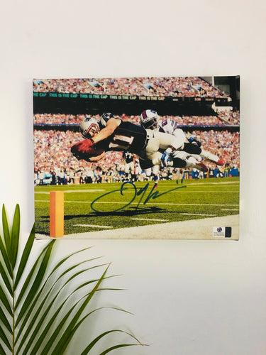 Julian Edelman New England Patriots Facsimile Autograph 11x14 Canvas Wall Art