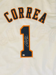 Carlos Correa Autographed Houston Astros Baseball Jersey - Sports Memorabilia