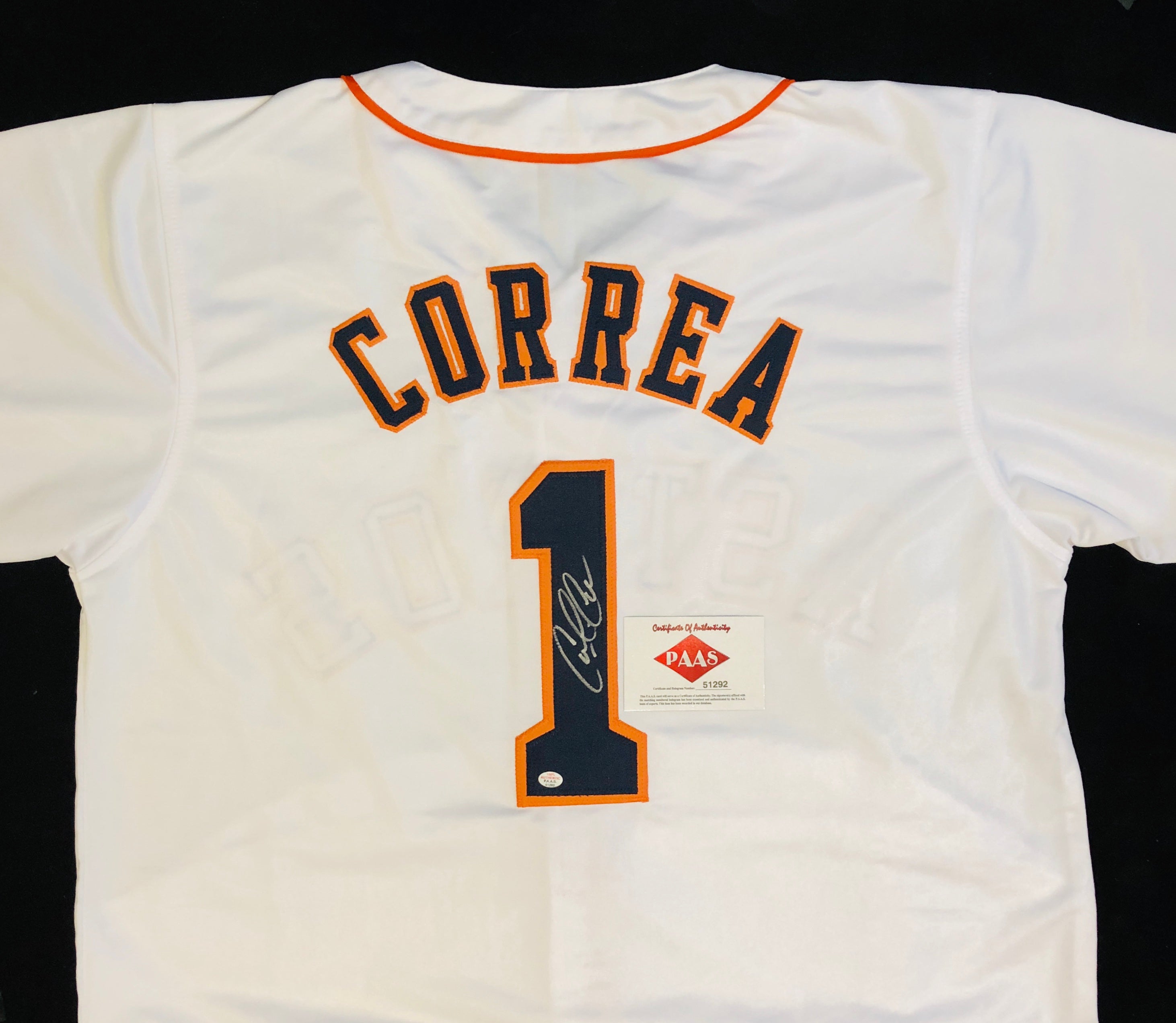 carlos correa autographed jersey