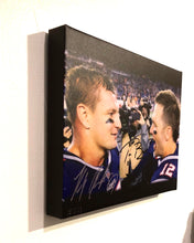 Rob Gronkowski & Tom Brady Facsimile Autograph 11x14 Canvas Print Wall Art