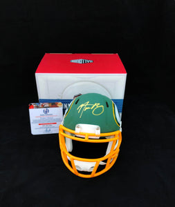 Aaron Rodgers Autographed Green Bay Packers Mini Helmet