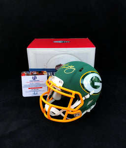 Aaron Rodgers Autographed Green Bay Packers Mini Helmet