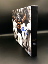 Khalil Mack Chicago Bears Facsimile Autograph 11x14 Canvas Print Wall Art