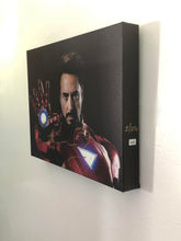 Robert Downey Jr. Iron Man Facsimile Autograph 11x14 Canvas Print Wall Art