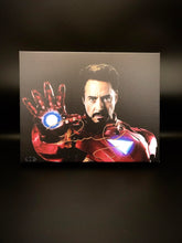 Robert Downey Jr. Iron Man Facsimile Autograph 11x14 Canvas Print Wall Art