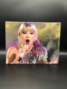 Taylor Swift Facsimile Autograph 11x14 Canvas Print Wall Art