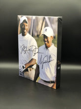 Tiger Woods & Michael Jordan Facsimile Autograph 11x14 Canvas Print Wall Art