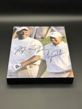 Tiger Woods & Michael Jordan Facsimile Autograph 11x14 Canvas Print Wall Art