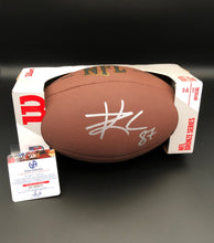 Travis Kelce Kansas City Chiefs Autographed Wilson Football