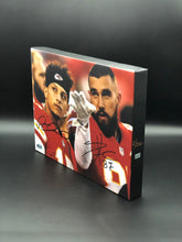 Patrick Mahomes & Travis Kelce Kansas City Chiefs Facsimile Autograph 11x14 Canvas Print Wall Art
