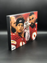 Patrick Mahomes & Travis Kelce Kansas City Chiefs Facsimile Autograph 11x14 Canvas Print Wall Art