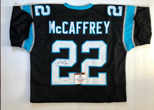 Christian McCaffrey Autographed Carolina Panthers Jersey