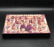 1992 Dream Team USA Facsimile Autograph 11x14 Canvas Print Wall Art