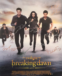 The Twilight Saga: Breaking Dawn Part 2 Cast Autographed 27x40 Poster (Unframed)