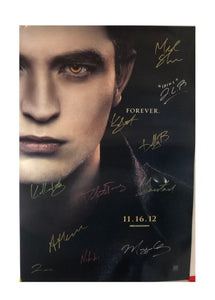 The Twilight Saga: 11.16.12 Forever Cast Autographed Theatrical Character Poster (Unframed)