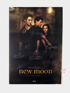 The Twilight Saga: New Moon Cast Autographed Theatrical Character Poster (Unframed)