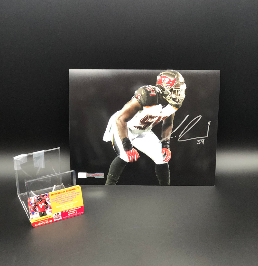 Lavonte David Tampa Bay Buccaneers Autographed 8x10 Photograph