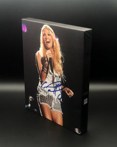 Carrie Underwood Facsimile Autograph 11x14 Canvas Print Wall Art