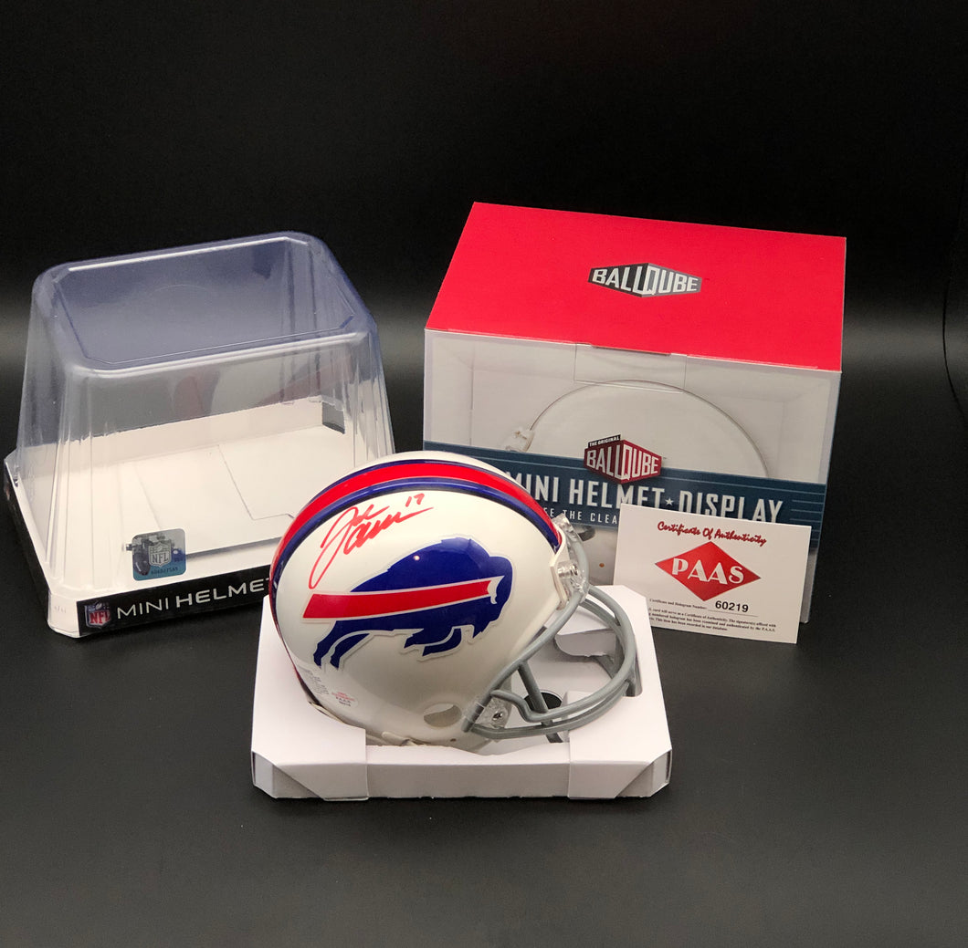 Josh Allen Autographed Buffalo Bills Mini Football Helmet