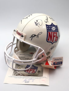 Pro Football NFL Legends Autographed Helmet Drew Brees, Jerry Rice, John Elway & 11 more