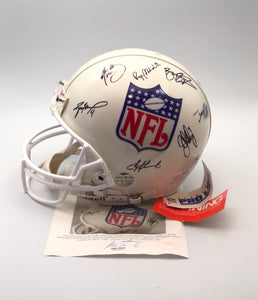 Pro Football NFL Legends Autographed Helmet Drew Brees, Jerry Rice, John Elway & 11 more