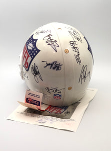 Pro Football NFL Legends Autographed Helmet Drew Brees, Jerry Rice, John Elway & 11 more