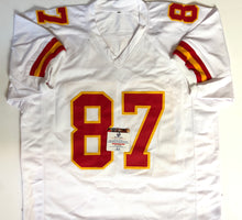 Travis Kelce Autographed Kansas City Chiefs Football Jersey