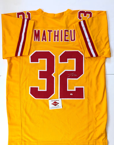 Tyrann Mathieu Autographed Kansas City Chiefs Football Jersey