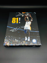 Kobe Bryant Facsimile Autograph 11x14 Canvas Print Wall Art