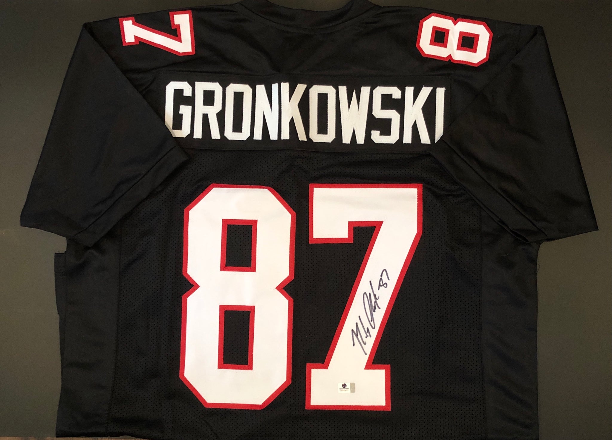 Rob Gronkowski Autographed Tampa Bay Buccaneers Jersey – Score Authentics