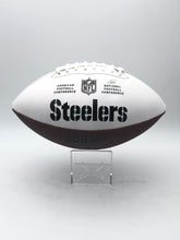 Ben Roethlisberger & JuJu Smith-Schuster Autographed Pittsburgh Steelers Logo Football